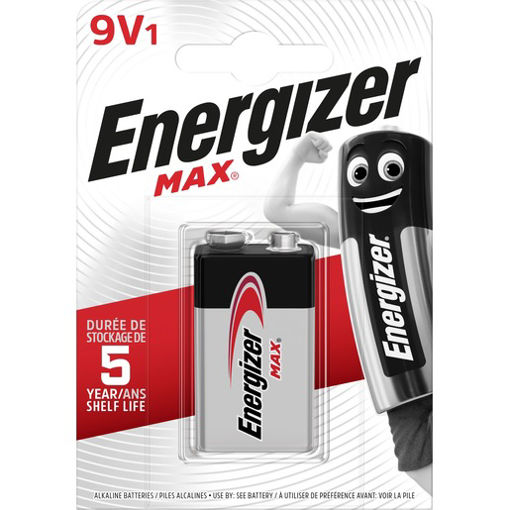 Picture of ENERGIZER ALKALINE MAX 9V BATTERY